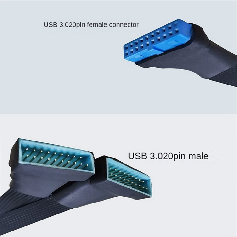Motherboard Usb 3.0 19Pin Header 1To2 Extension Splitter Cable 4712848358828