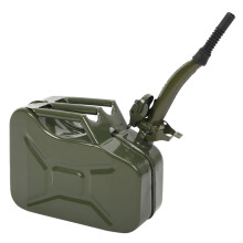 Oil Barrel Army Green with Inverted Oil Pipe 10L 0.8mm