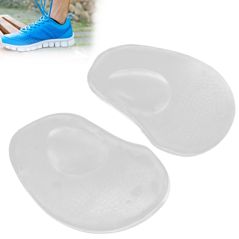 2pcs Gel Forefoot Pads for Pain Relief, Skin-Friendly, 10x7cm