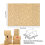 Kraft ,6 Sheets Kraft Paper with Tags and Sticker 3