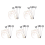 4 PCS HO Scale Model lighting tower,tower lights Model Lights 2