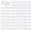 100Pcs Disposable Compressed Towels Tablet Capsules Washcloth 1