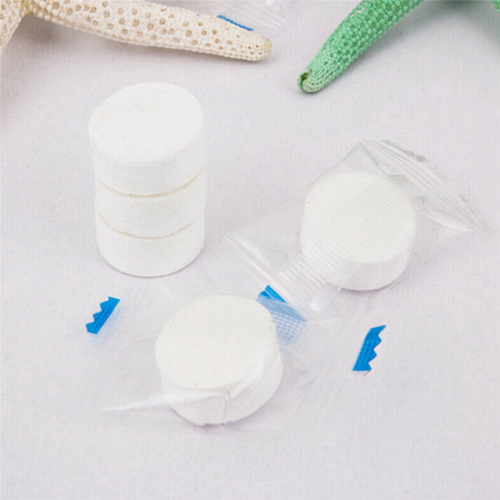 100Pcs Disposable Compressed Towels Tablet Capsules Washcloth 2