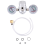 Whipped Cream Pressure Regulator Valve with Hose Line and Adapter 4