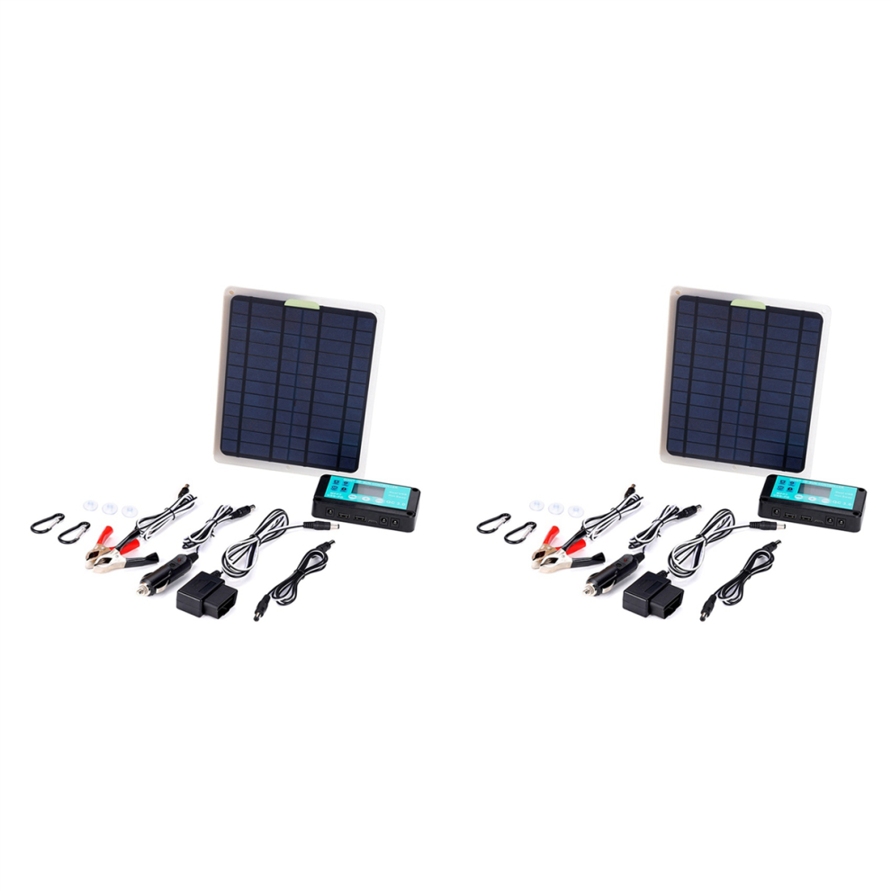 20W Solar Panel 12V 10A Battery Controller Car Charger 4711942517032