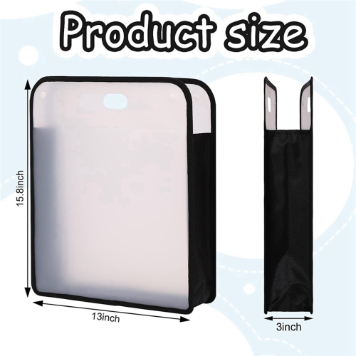 4Pcs Scrapbook Paper Storage,Paper Storage Organizer Black 2