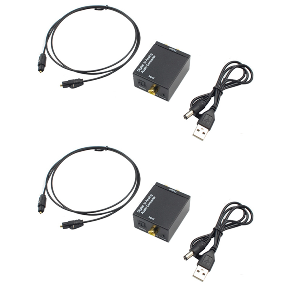 Optical Coaxial Toslink Digital To Analog Audio Adapter L/R 3.5Mm 4711942502298