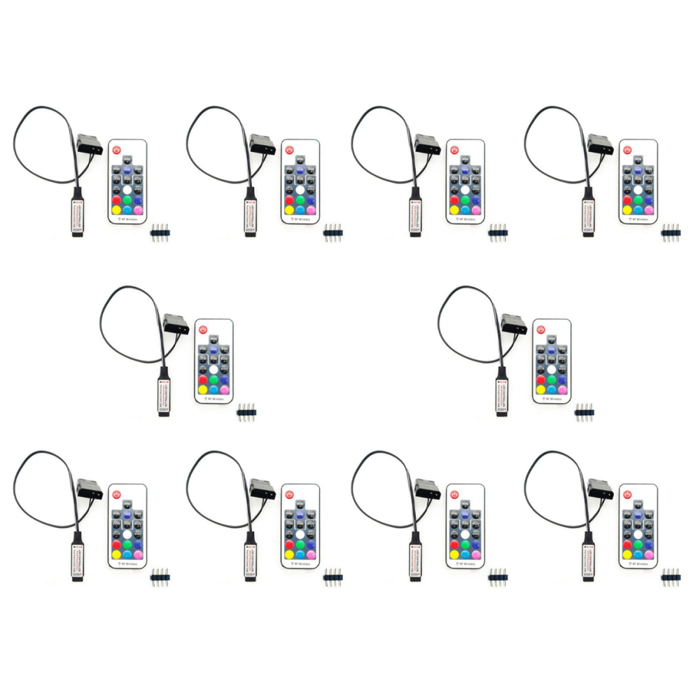 Computer Fan Lighting Effect Controller,5V 3-Pin/12V 4-Pin Rgb Fan 4711942503530