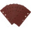 30 Pieces Sanding Pads,93 x 185 mm Square Hook and Loop Sanding Sheets Assorted 40/60/ 80/120/ 180/240 1