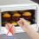 4 Pcs Black Oven Shelf Silicone Rack Guard + 2 Pcs Oven Liners Mat 7
