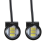 2 Pcs White LED Motorcycle Headlight Spotlight Daytime Running Light 4