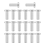 20Pcs Stainless Steel Protector Sleeves for 1/8inch DIY Balustrade 7