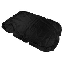 Outdoor-Schwingdach aus silberbeschichtetem Oxford-Gewebe, wasserdichtes Schaukelstuhl-Topper für Garten-Sonnenschutz, Zubehör, Schwarz