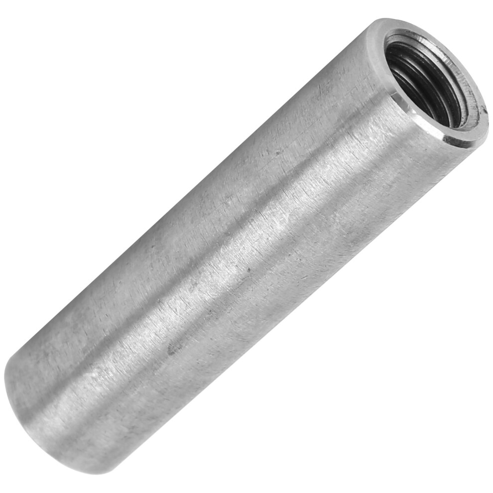 Stainless Steel 2In M10 Thread Connector 0.6In Outer Diameter Rustproof 4031340665518