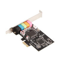 Surround Sound Audio Card 6 Channels with S/PDIF-Out and Driver CD
