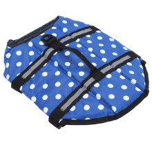 Dog Swimming Safety Vest XS Dark Blue, Adjustable Reflective Life Jacket