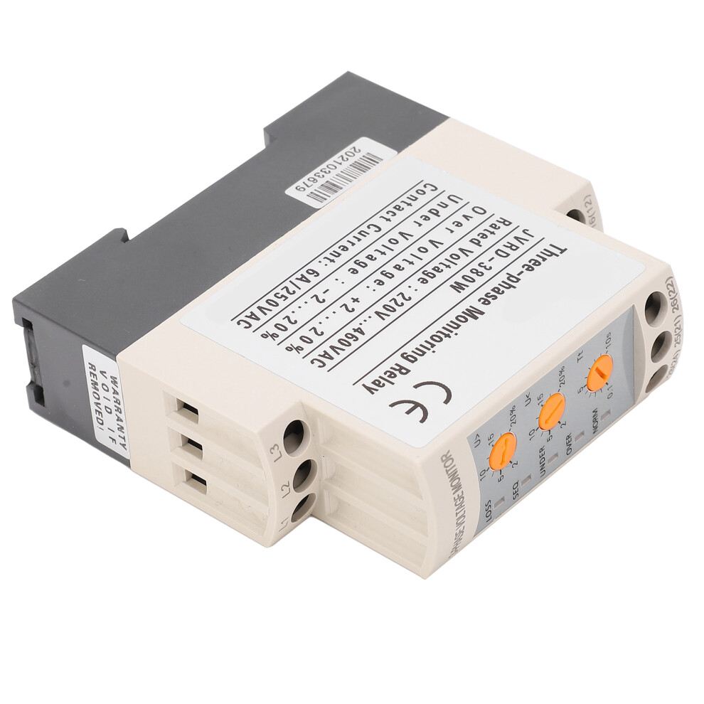 380V Jvrdâ380W Voltage Protector Relay For Motors & Industrial Uses 3741340666507