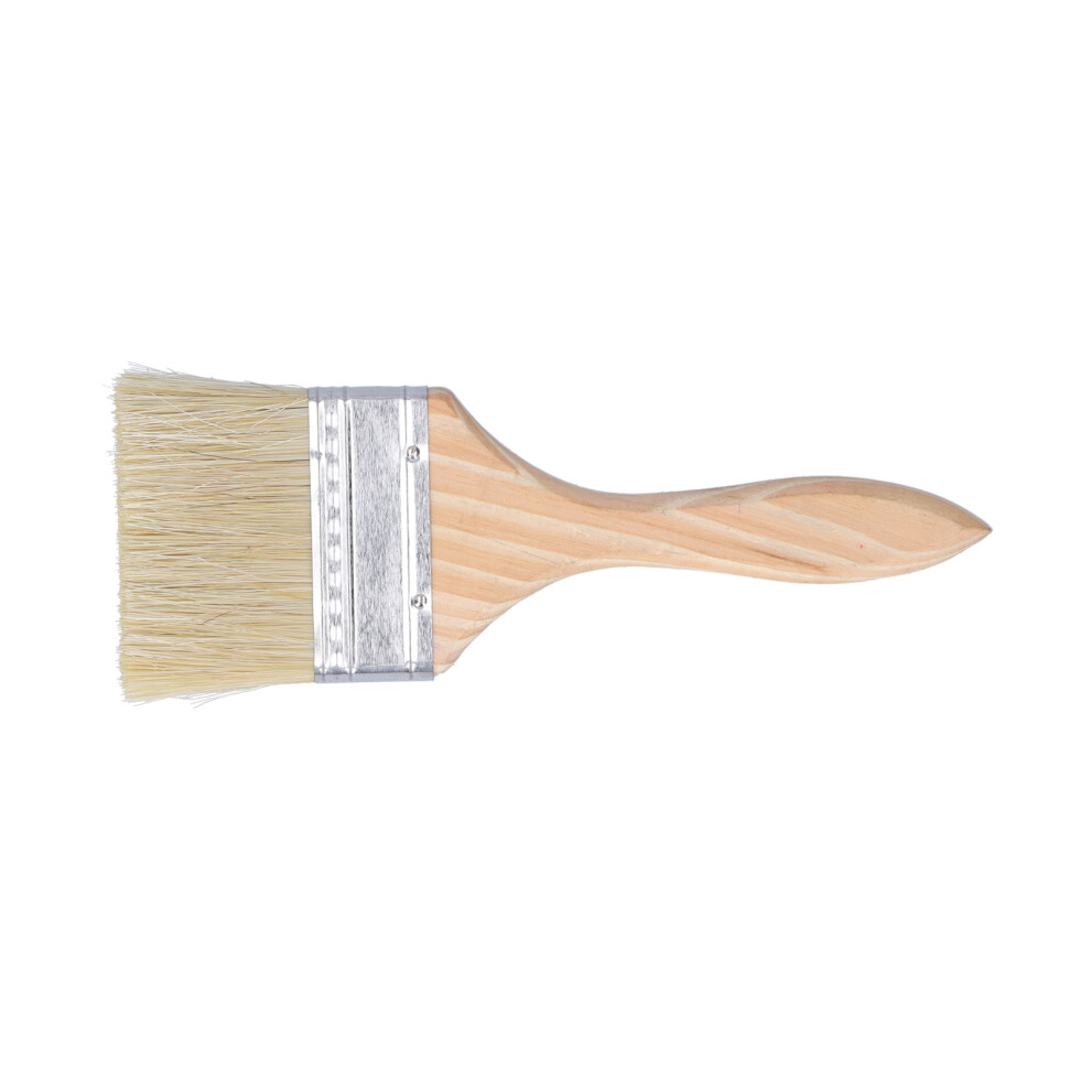10Pcs 3In Paint Brushes With Wooden Handle For Varnishes & Glues 4131340666901
