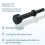 Pneumatic Hammer 4-Inch Smoothing Air Hammer Bits, 2pcs 3