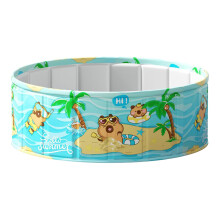 Kinderschwimmbad Klappbecken Tragbares Wasserdichtes PVC Badbecken 120x45cm Leck-resistent Für Kinder Und Erwachsene