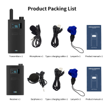 2.4G Wireless Tour Guide System Portable Audio Transmitter Receiver
