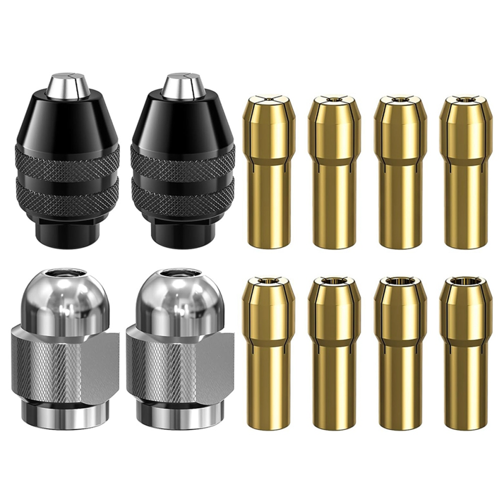 Drill Chuck Collet Set For Chuck Shank Rotary Tool 4713629190149