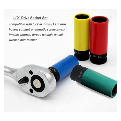 Drive Wheel Protector Impact Sleeve Set Plastic Sleeves 17mm, 19mm 1