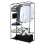 Portable Closet Storage Organizer Wardrobe Clothes Rack Black 4