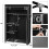 Portable Closet Storage Organizer Wardrobe Clothes Rack Black 7
