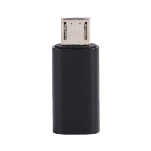 Adaptateur Type-C : femelle vers Micro-USB mâle, noir 1