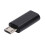 Adaptateur Type-C : femelle vers Micro-USB mâle, noir 1