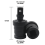 7PCS for Impact Driver Wrench Joint Swivel Socket Adapter 5