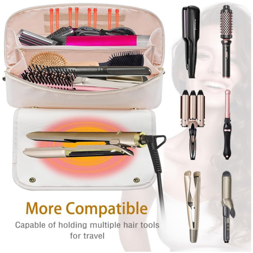 Hair Tools Travel Bag with Heat Mat 1