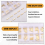50PCS Ribbon Printer Print Ribbon Coding Machine Word Grain 2x4x15 6