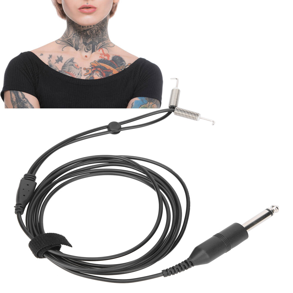 Black Silicone Tattoo Clip Cord For Power Supply Â Professional Use