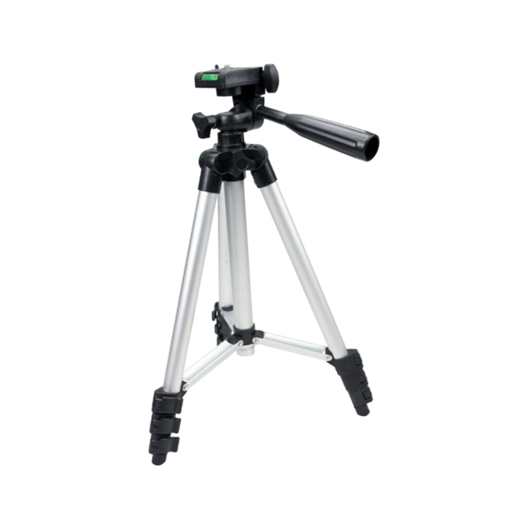 360 Camera Tripod Mount For Mobile Phones, Dslrs, And Camcorders - Adjustable Holder Stand For Tablets And Video Cameras Silver 6947110105727