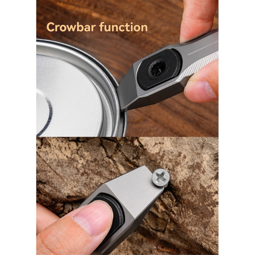 Titanium Alloy Pry Bar Multifunctional Crowbar Outdoor Portable 1