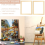 2 Pack 12inx16in DIY Wood Canvas Stretcher Bars, Canvas Frames Kit 4