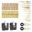 Clock Mechanism Silent Quartz Movement Machine Wall Hands Pointer Set 2