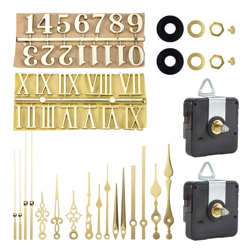 Clock Mechanism Silent Quartz Movement Machine Wall Hands Pointer Set 2