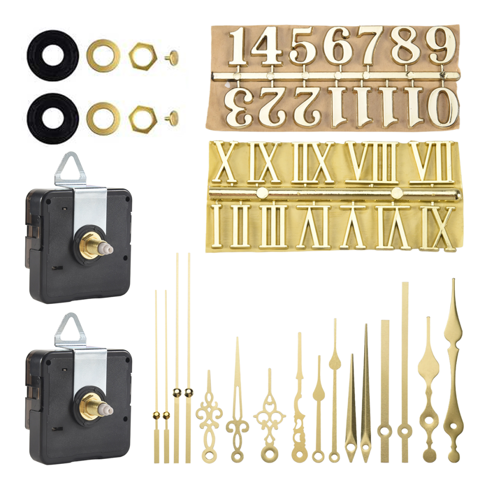 Clock Mechanism Silent Quartz Movement Machine Wall Hands Pointer Set