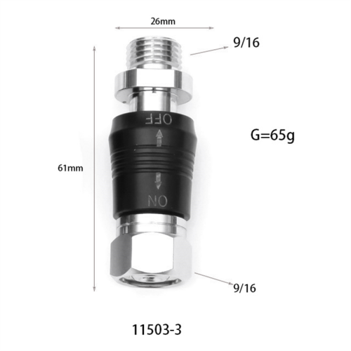 Scuba Diving Regulator Adaptor 9/16 Thread Connector Style C 1