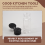 50Pcs Plastic Spice Jars with Shaker Lids Spice Containers Black 7
