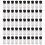 50Pcs Plastic Spice Jars with Shaker Lids Spice Containers Black 2