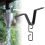 Black V-Shaped Rain Chain Adapter with S-Shaped Hook, for 3