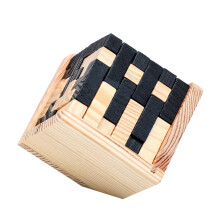 Wooden Educational Puzzle for Kids - Safe Brain Teaser Toy for Hand-Eye Coordination and Intellectual Development