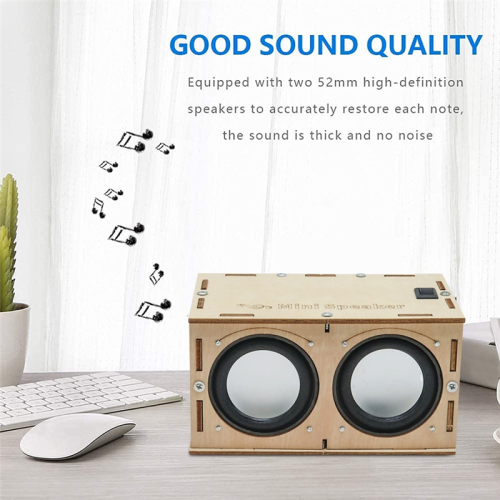 DIY Bluetooth Speaker Box Kit Electronic Sound Amplifier 1