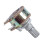 1 τεμάχιο ασημί μεταλλικό ποτενσιόμετρο B50K 50K ohm 6 ακίδων διπλής ρύθμισης 6