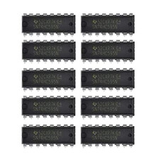 10PCS ολοκληρωμένο κύκλωμα 74HC595 74HC595N SN74HC595N DIP-16 Λογικός καταχωρητής μετατόπισης