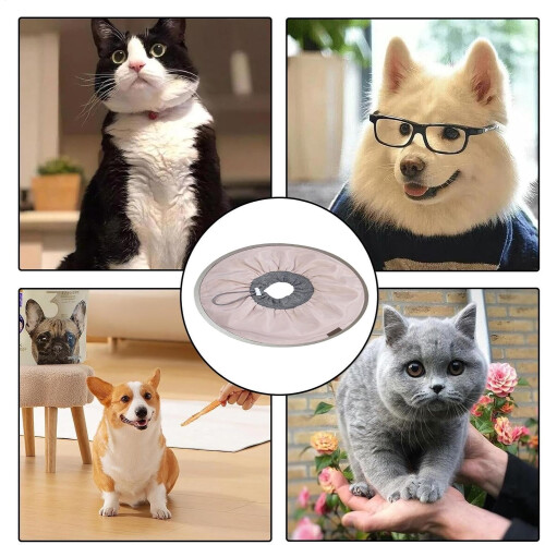 Comfortable Kitten Cone Collar, Soft Adjustable Cat Cone for Wound Protection, Lightweight Cat Licking Prevention Collar 2
